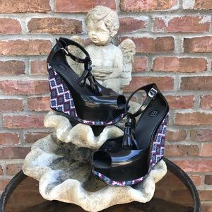 Melissa Black Wedges
